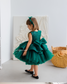 Nancy Tutu Glitter Girl Dress in Emerald Green