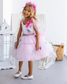 Judy Girl Dress - Flamingo Queen Theme Dress in Pink