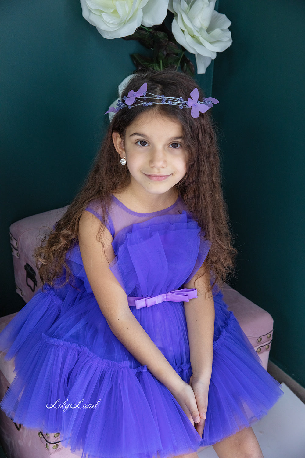 Barbie Tutu Girl Dress in Purple