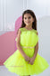 Barbie Tutu Girl Dress in Neon Yellow