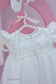 Baptism/Christening Ivory Baby Girl Dress with Pearls