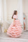 Julia Multilayered Girl Dress In Blush Pink