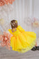 Becky Tutu Girl Dress in Bright Yellow Color