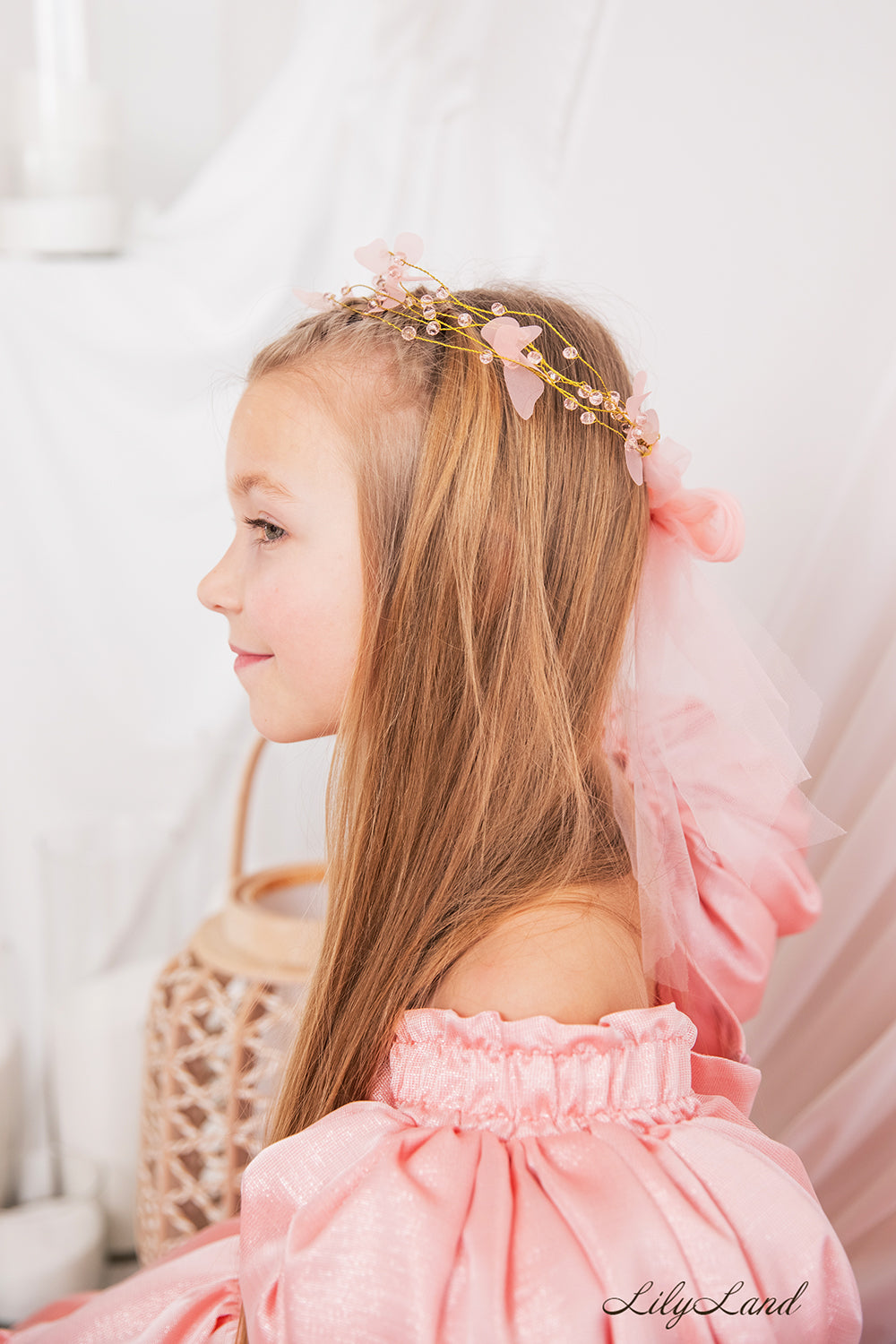 Pink Puffy Girl Dress