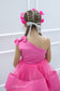 Ellin One Shoulder Girl Dress in Pink