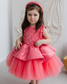 Nancy Tutu Girl Dress in Coral