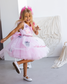 Judy Girl Dress - Flamingo Queen Theme Dress in Pink