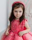 Nancy Tutu Girl Dress in Coral