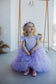 Rosa Girl Dress in Lavender with Long Train