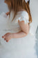 Rosa Girl Dress in Ivory with Long Train