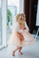 Frida Tulle Girl Dress in Peach