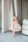 Frida Tulle Girl Dress in Peach