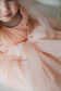 Frida Tulle Girl Dress in Peach