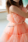 Barbie Tutu Girl Dress in Peach