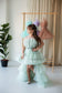 Barbie Tutu Girl Dress in Mint with Train