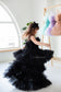 Barbie Tutu Girl Dress in Black with Train