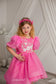 Daphne Sparkling Girl Dress in Pink