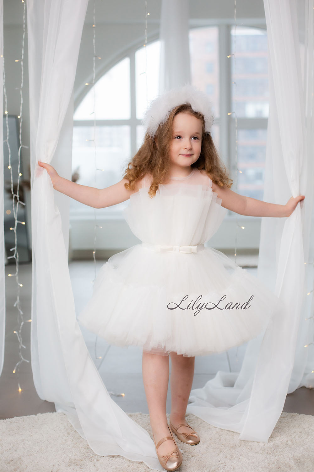 Barbie Tutu Girl Dress in White