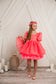 Becky Tutu Girl Dress in Bright Pink Color