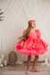 Becky Tutu Girl Dress in Bright Pink Color