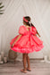 Becky Tutu Girl Dress in Bright Pink Color