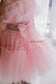 Margaret Girl Dress with Sequins in Light Pink