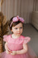 Belle Girl Tulle Dress in Tea Rose