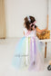 MyLittlePony Unicorn Girl Dress with Pastel Multicolored Skirt