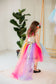 MyLittlePony Unicorn Girl Dress with Gold Sequins and Multicolored Bright Skirt