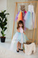 MyLittlePony Unicorn Girl Dress with Pastel Multicolored Skirt and Pink Satin Top