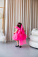 Frida Tulle Baby Girl Dress in Hot Pink