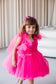 Frida Tulle Baby Girl Dress in Hot Pink