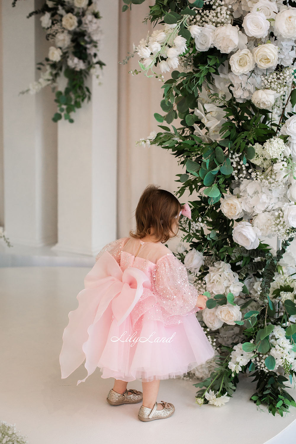 Wendy Tutu Girl Dress in Light Pink