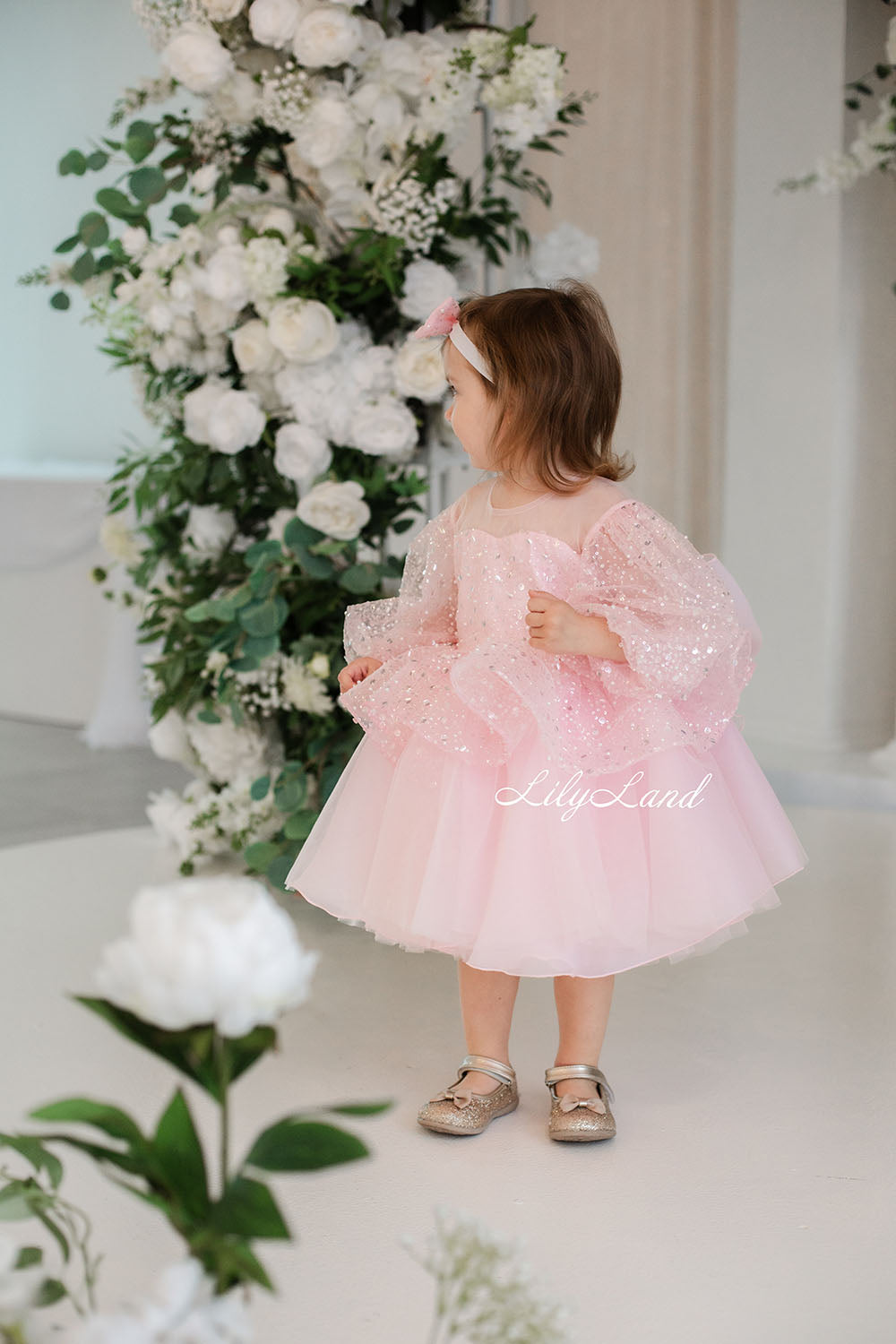 Wendy Tutu Girl Dress in Light Pink