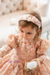 Felicity Lace Girl Dress with Long Sleeves in Beige