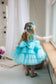 Nancy Tutu Girl Dress in Turquoise