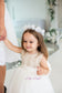 Amelie Matching Mommy and Daughter Sleeveless Lace Dress In Ivory