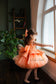 Nancy Tutu Girl Dress in Orange