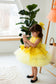 Nancy Tutu Girl Dress in Yellow Gold