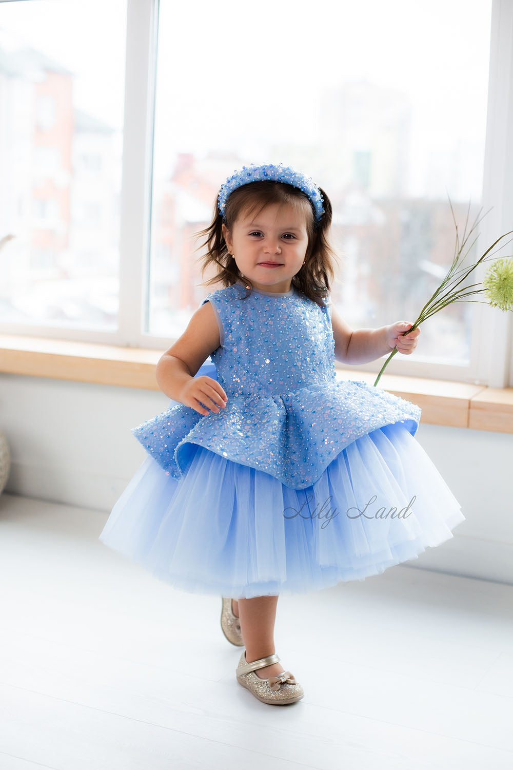 Nancy Tutu Girl Dress in Blue