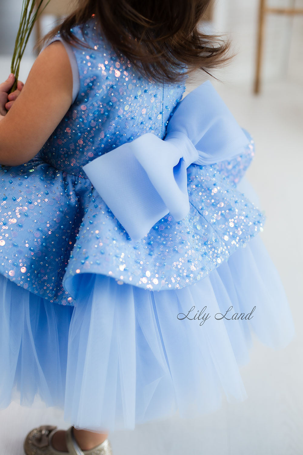 Nancy Tutu Girl Dress in Blue