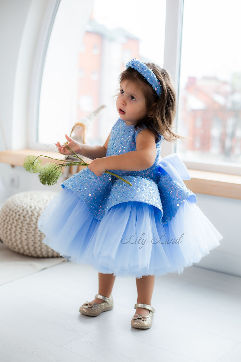 Nancy Tutu Girl Dress in Blue