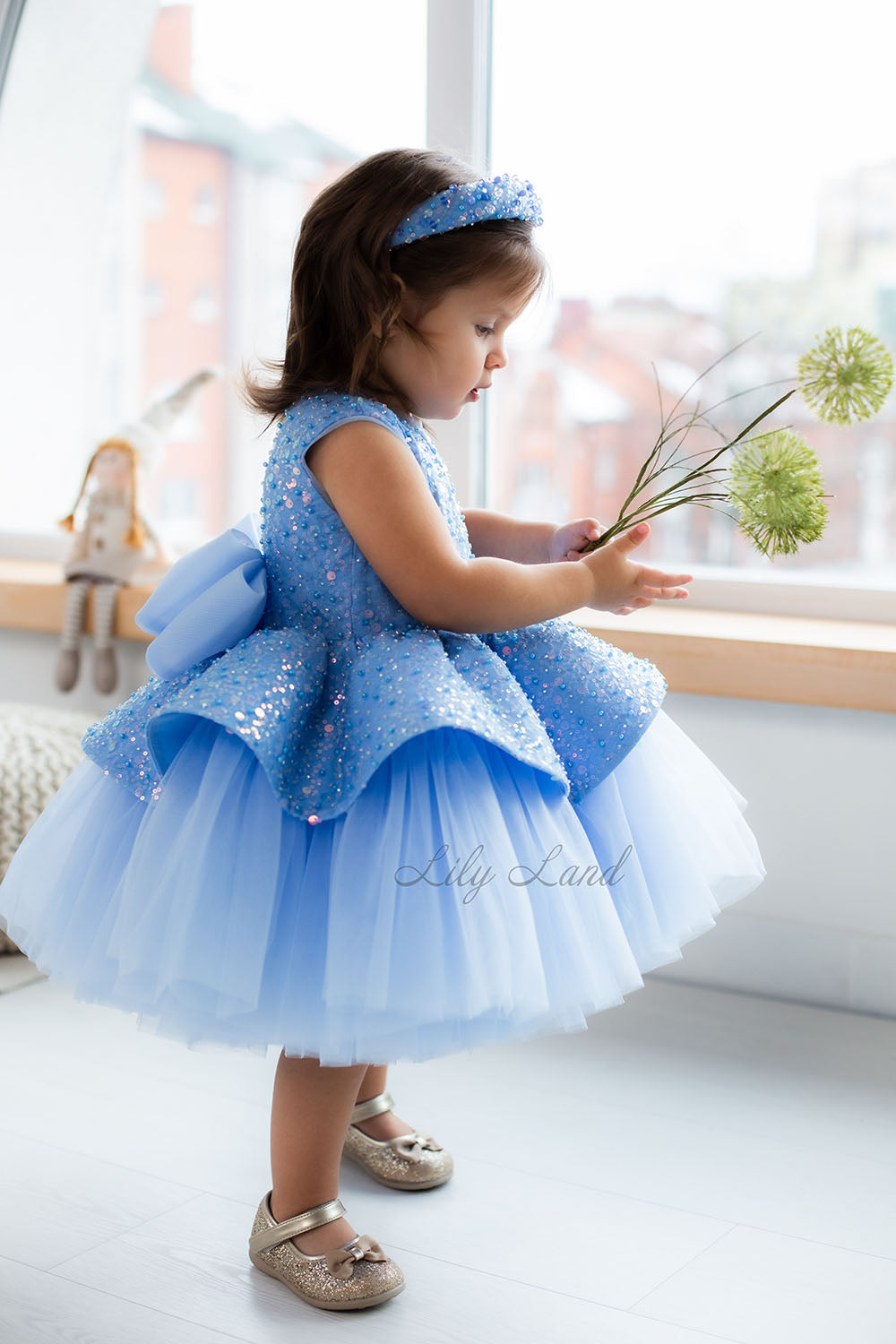 Nancy Tutu Girl Dress in Blue