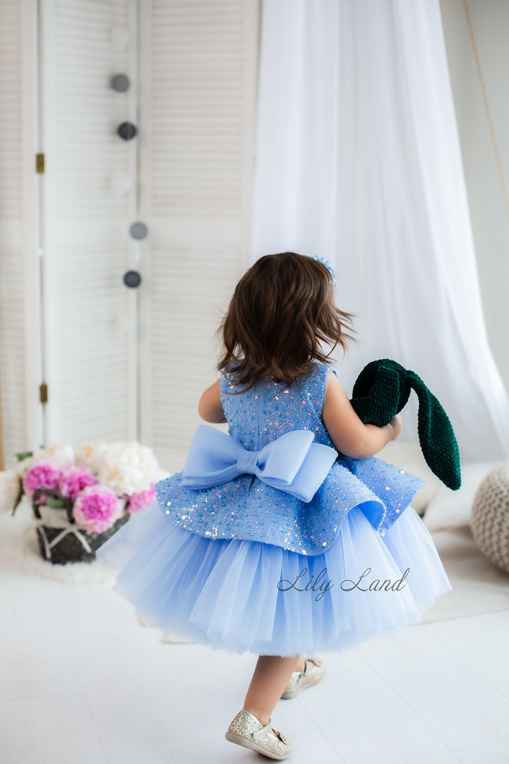 Nancy Tutu Girl Dress in Blue