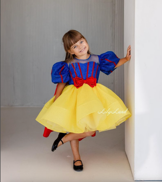 Snow White Princess Puffy Girl Dress