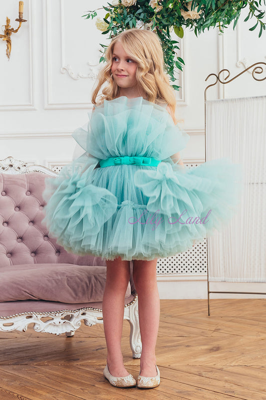 Barbie Baby Girl Dress in Mint