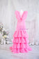 Pregnancy Maternity Photoshoot Gown in Pink