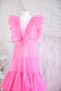 Pregnancy Maternity Photoshoot Gown in Pink