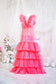 Pregnancy Maternity Photoshoot Gown in Coral