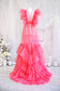 Pregnancy Maternity Photoshoot Gown in Coral